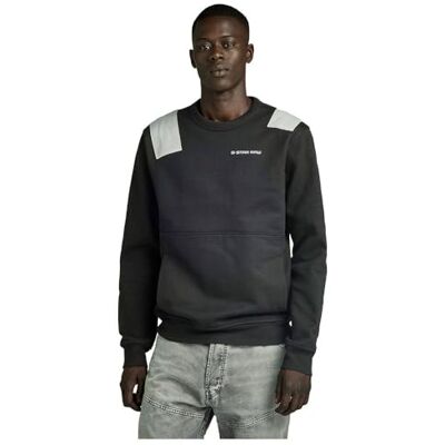 G-STAR RAW G-STAR Herr Flight Deck sweatshirt, Svart (Dk Black D24418-d557-6484), M G-STAR RAW G-STAR Herr Flight Deck sweatshirt, Svart (Dk Black D24418-d557-6484), M