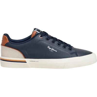 Pepe Jeans herr Kenton Campus M Sneak, blå (marinblå), 7 UK Pepe Jeans herr Kenton Campus M Sneak, blå (marinblå), 7 UK
