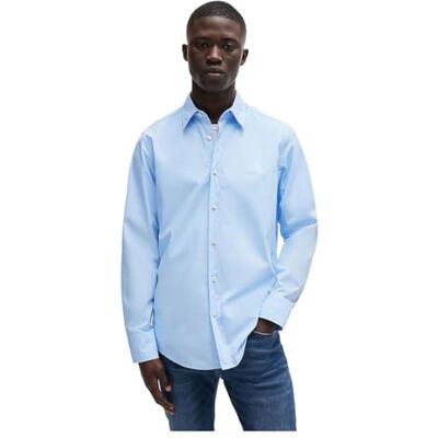 Boss Relegant_6_M, herrskjorta, öppen blue460, Boss Relegant_6_M, herrskjorta, öppen blue460,