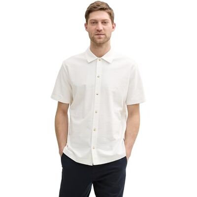 TOM TAILOR herrskjorta, 10332 – Benvit, L TOM TAILOR herrskjorta, 10332 – Benvit, L