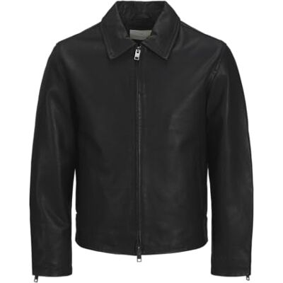 JACK & JONES Jprccbryce läderJKT, svart, xx_l, svart, XXL JACK & JONES Jprccbryce läderJKT, svart, xx_l, svart, XXL