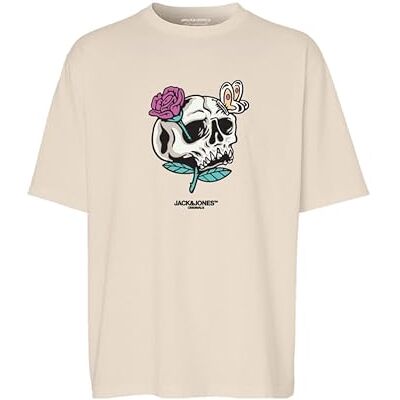 JACK & JONES JORTAMPA Tee SS Crew Neck 2 FST, Buttercreme, L JACK & JONES JORTAMPA Tee SS Crew Neck 2 FST, Buttercreme, L
