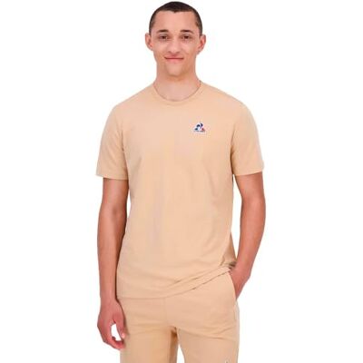 Le Coq Sportif Ess Tee SS T-shirt herr, Beige färg, L Le Coq Sportif Ess Tee SS T-shirt herr, Beige färg, L