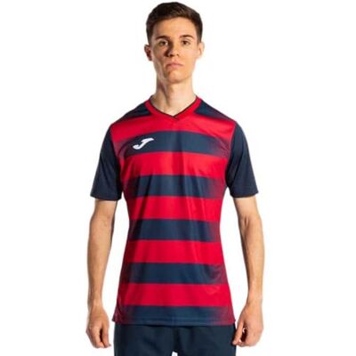 Joma T-shirt Varumärke Modell T-shirt Kortärmad Europa V Marine Röd Joma T-shirt Varumärke Modell T-shirt Kortärmad Europa V Marine Röd