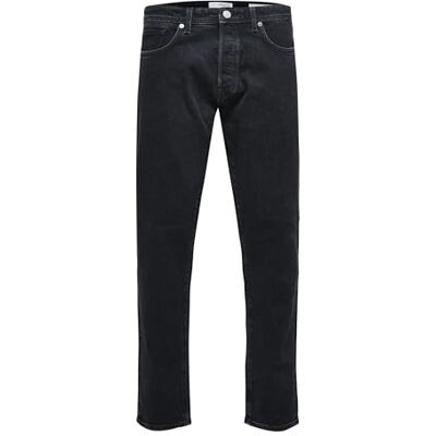 SELECTED HOMME BLUE herrjeans, Svart denim, 38W x 32L SELECTED HOMME BLUE herrjeans, Svart denim, 38W x 32L