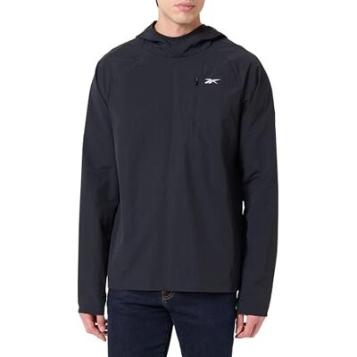 Reebok Run Raglan OH LS, svart, L Reebok Run Raglan OH LS, svart, L