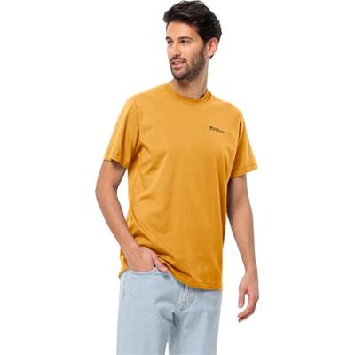 Jack Wolfskin Essential T-Shirt herr, Senap, S Jack Wolfskin Essential T-Shirt herr, Senap, S
