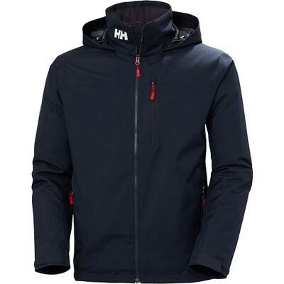Helly Hansen Herr Crew Hooded Mellanlager Jacka, Marinblå 2.0, XS Helly Hansen Herr Crew Hooded Mellanlager Jacka, Marinblå 2.0, XS