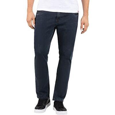 Timezone Herr Slim EduardoTZ jeans, svart blå tvätt, 29/32 Timezone Herr Slim EduardoTZ jeans, svart blå tvätt, 29/32