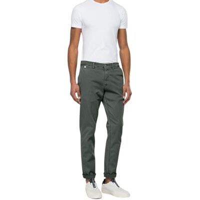 Replay Benni Hyperchino Color Xlite jeans, 030 Militärgrön.., 34W / 34L Replay Benni Hyperchino Color Xlite jeans, 030 Militärgrön.., 34W / 34L