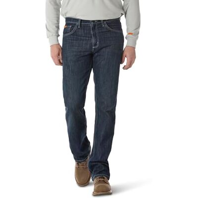 Wrangler Men's FR Vintage Boot Cut Jean, Dark Wash, 31Wx32L Wrangler Men's FR Vintage Boot Cut Jean, Dark Wash, 31Wx32L