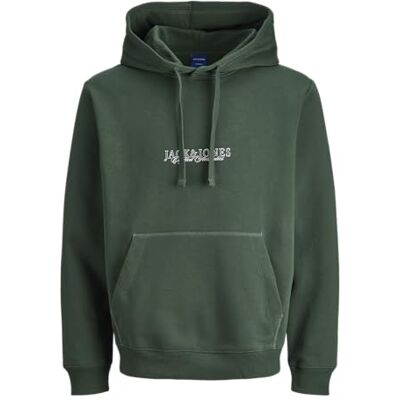 JACK & JONES Jorbleecker Minimal Sweat Hood, Sycamore, L JACK & JONES Jorbleecker Minimal Sweat Hood, Sycamore, L