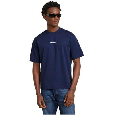 G-STAR Center Chest Boxy T-shirt, Blå (Imperial Blue D24780-c336-1305), XS G-STAR Center Chest Boxy T-shirt, Blå (Imperial Blue D24780-c336-1305), XS