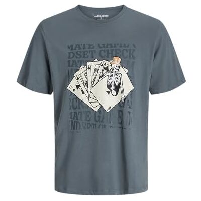 JACK & JONES Jjsully Tee Ss Crew Neck, Stormigt väder, M JACK & JONES Jjsully Tee Ss Crew Neck, Stormigt väder, M