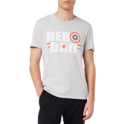 Marvel Herr Memarcots228 T-shirt, gråmelerad, S Marvel Herr Memarcots228 T-shirt, gråmelerad, S