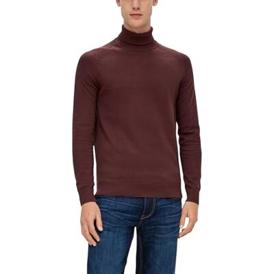 s.Oliver Sales GmbH & Co. KG/ Herrtröja med ståkrage tröja med ståkrage, blå, 3XL s.Oliver Sales GmbH & Co. KG/ Herrtröja med ståkrage tröja med ståkrage, blå, 3XL