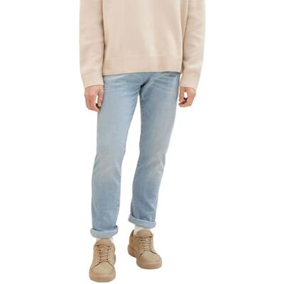 TOM TAILOR Josh Regular Slim Jeans, 10140 – Super Stone Blue Denim, 33W / 30L TOM TAILOR Josh Regular Slim Jeans, 10140 – Super Stone Blue Denim, 33W / 30L