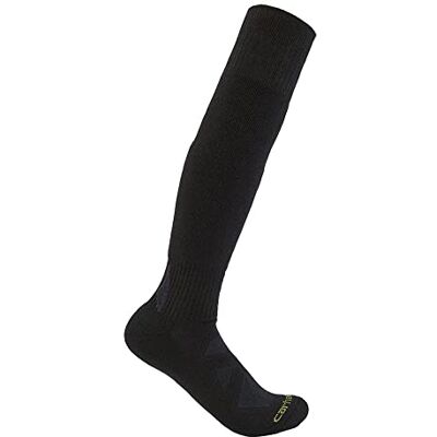 Carhartt OverTheCalf merinoullblandning strumpor för män, Svart, Large Carhartt OverTheCalf merinoullblandning strumpor för män, Svart, Large