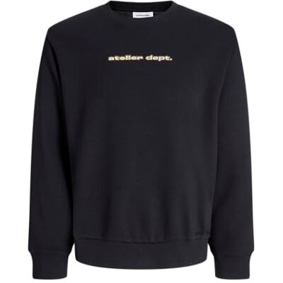 JACK & JONES Jjrody Sweat Crew Neck, svart, XL JACK & JONES Jjrody Sweat Crew Neck, svart, XL
