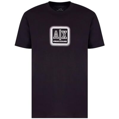 Giorgio Armani Men's Utility Edge, sustainable, sqaure-logotyp, normal passform, blå, XXL, djup marin, XXL Giorgio Armani Men's Utility Edge, sustainable, sqaure-logotyp, normal passform, blå, XXL, djup marin, XXL