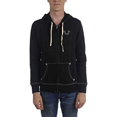 True Religion Buddha-logotyp för män huvtröja sweatshirt, svart, XS, Svart, XS True Religion Buddha-logotyp för män huvtröja sweatshirt, svart, XS, Svart, XS