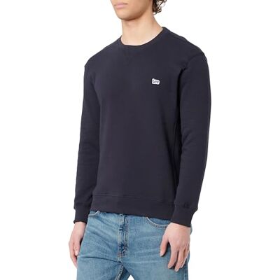 Lee Patch Crew SWS, Midnattsmarinblå, XS Lee Patch Crew SWS, Midnattsmarinblå, XS