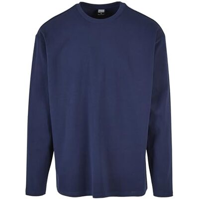 Urban Classics Man T-Shirt Ultra Heavy Oversized Longsleeve, Darkblue, L Urban Classics Man T-Shirt Ultra Heavy Oversized Longsleeve, Darkblue, L