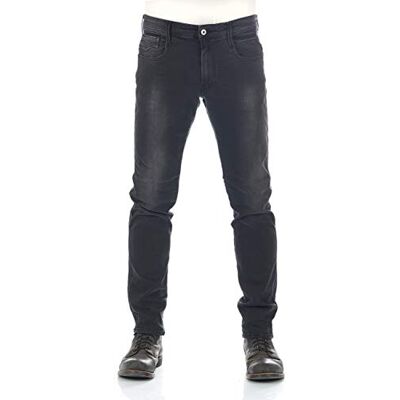 Replay herr Jeans Anbass, Grå (mörkgrå 097), 36W / 36L Replay herr Jeans Anbass, Grå (mörkgrå 097), 36W / 36L
