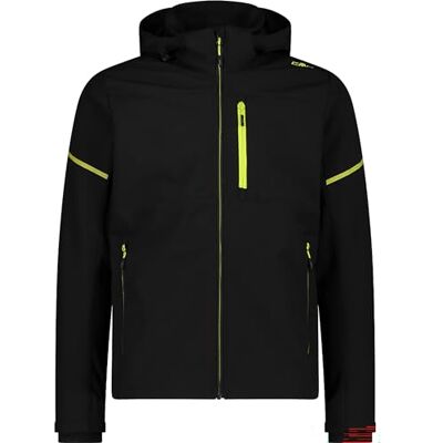 CMP Herr Avtagbar Softshell Ripstop Jacka med Huva Jacka för Män CMP Herr Avtagbar Softshell Ripstop Jacka med Huva Jacka för Män