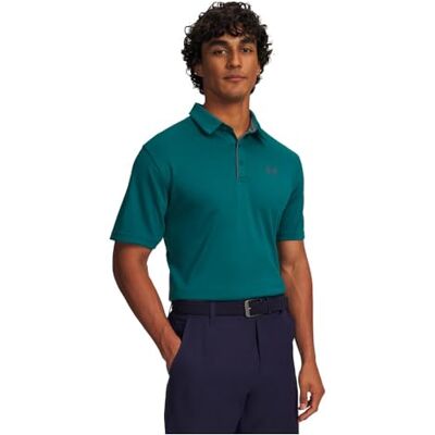 Under Armour Tech Polo Rack Grön/Pitch Grå/Pitch Gray SM Under Armour Tech Polo Rack Grön/Pitch Grå/Pitch Gray SM