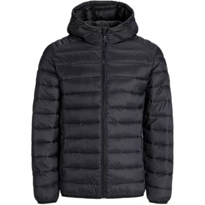 JACK & JONES Herr Jjebradley Light Puffer Hood Noos, svart, xx_l, svart, XXL JACK & JONES Herr Jjebradley Light Puffer Hood Noos, svart, xx_l, svart, XXL