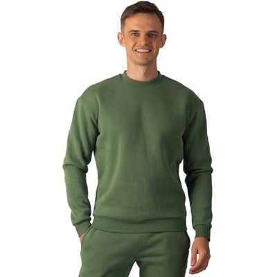 Carlheim Men's Sweatshirt Hudson Branded, Green, Small Carlheim Men's Sweatshirt Hudson Branded, Green, Small