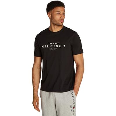 Tommy Hilfiger herr S/S T-shirt, Svart, XS Tommy Hilfiger herr S/S T-shirt, Svart, XS