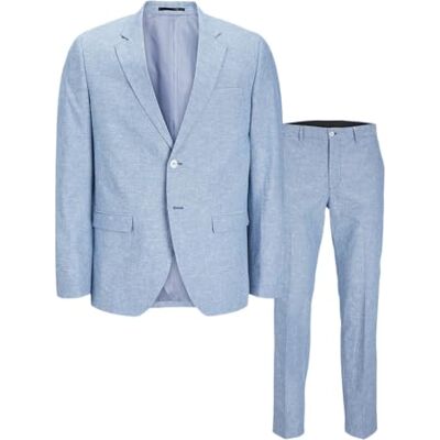 JACK & JONES JPRRIVIERA linne kostym smal passform SN PLS, Troposphere/passform: smal passform, 70 Große Größen JACK & JONES JPRRIVIERA linne kostym smal passform SN PLS, Troposphere/passform: smal passform, 70 Große Größen