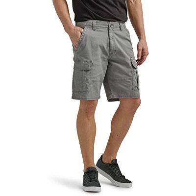 Wrangler Authentics herr klassiska cargo stretchshorts., gevärsmetall, 50 Wrangler Authentics herr klassiska cargo stretchshorts., gevärsmetall, 50