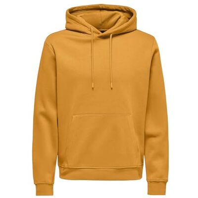 Only & Sons Huvtröja för män ONSCONNOR sweatshirt, Solros, L Only & Sons Huvtröja för män ONSCONNOR sweatshirt, Solros, L