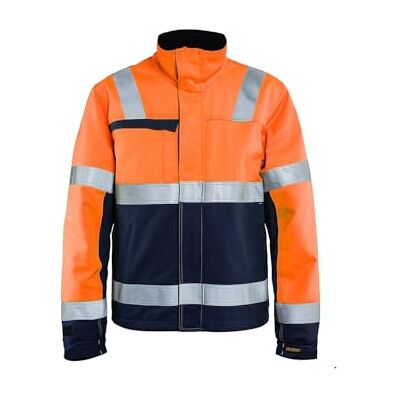Blåkläder Blaklader 4069151353894XL Multinorm vinterjacka, High Vis Orange/Marinblå, storlek 4XL Blåkläder Blaklader 4069151353894XL Multinorm vinterjacka, High Vis Orange/Marinblå, storlek 4XL