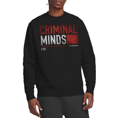 Criminal Minds Titelkort Crew Sweatshirt, Svart, Large, Svart, L Criminal Minds Titelkort Crew Sweatshirt, Svart, Large, Svart, L