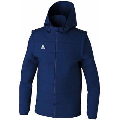 Erima unisex vuxen TEAM jacka med avtagbara ärmar (2062405), new navy, XXL Erima unisex vuxen TEAM jacka med avtagbara ärmar (2062405), new navy, XXL