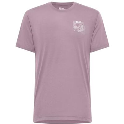 Jack Wolfskin Vonnan Graphic T M T-shirt, Explore Wild Blossom, XXL herr, Utforska vilda blommor, XXL Jack Wolfskin Vonnan Graphic T M T-shirt, Explore Wild Blossom, XXL herr, Utforska vilda blommor, XXL