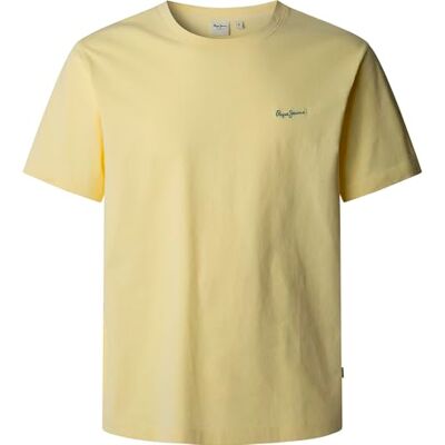 Pepe Jeans herr kontrast Connor t-shirt, gul (glansig gul), XL, Gul (glansgul), XL Pepe Jeans herr kontrast Connor t-shirt, gul (glansig gul), XL, Gul (glansgul), XL