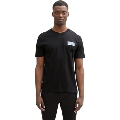 TOM TAILOR Denim 1043491 T-tröja, 10916-Nästan svart, XL herr, 10916 Nästan svart, XL TOM TAILOR Denim 1043491 T-tröja, 10916-Nästan svart, XL herr, 10916 Nästan svart, XL