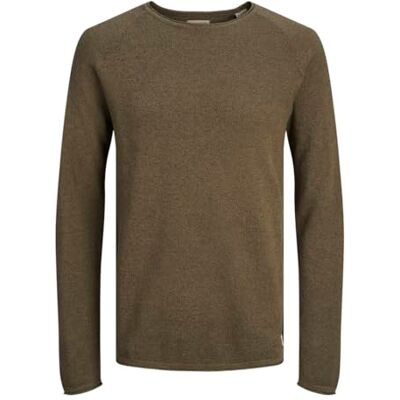 JACK & JONES Jjehill Knit Crew Neck Noos herrtröja, Färgdetaljer: Twist, XS JACK & JONES Jjehill Knit Crew Neck Noos herrtröja, Färgdetaljer: Twist, XS