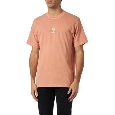 Replay T-shirt för män, 267 Pagoda Röd, L Replay T-shirt för män, 267 Pagoda Röd, L