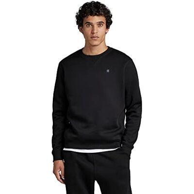 G-STAR RAW Premium Core Sweats för män, Svart (Dk Black D16917-c235-6484), XS G-STAR RAW Premium Core Sweats för män, Svart (Dk Black D16917-c235-6484), XS