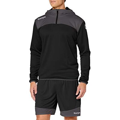 Kempa män män Hoody Emotion 2.0 kvarts dragkedja hoody Svart/Antra 4XL Kempa män män Hoody Emotion 2.0 kvarts dragkedja hoody Svart/Antra 4XL
