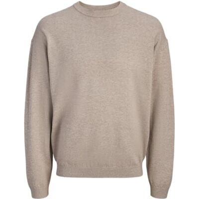 JACK & JONES Jjcole stickad crew neck, String, XS JACK & JONES Jjcole stickad crew neck, String, XS