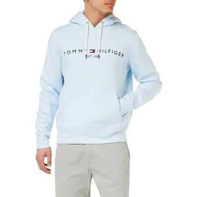 Tommy Hilfiger Tommy logo huvtröja för män med huva, Minnessak blå, XXL Tommy Hilfiger Tommy logo huvtröja för män med huva, Minnessak blå, XXL