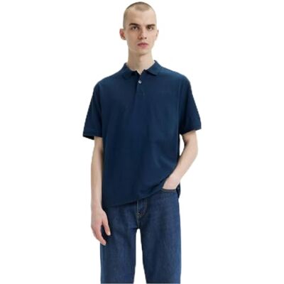 Levi's herr vintage fit pikétröja, klänning blå, L Levi's herr vintage fit pikétröja, klänning blå, L