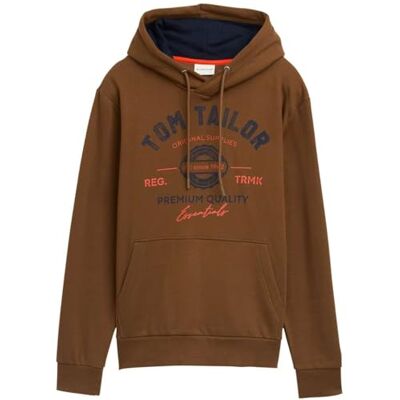 TOM TAILOR Sweatshirt för män, 23900 – mörk palm, M TOM TAILOR Sweatshirt för män, 23900 – mörk palm, M